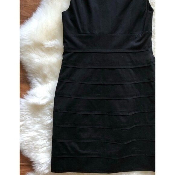 Robert Rodriguz Sz 8 V-Neck Surplice Sheath m Stretch Pencil Dress - Picture 6 of 14